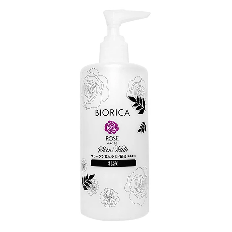 Sữa Dưỡng Da Giữ Ẩm Biorica Rose Skin Milk Chiết Xuất Hoa Hồng 300ml