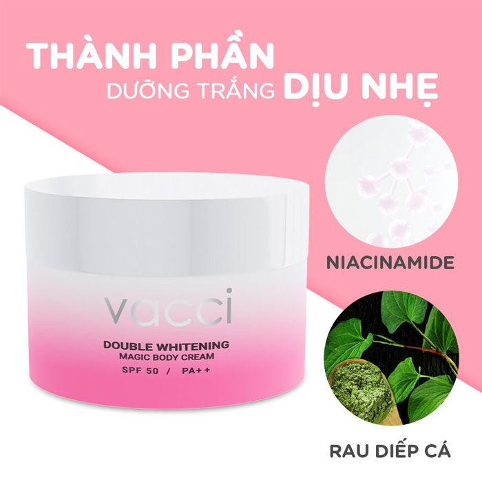 Kem dưỡng trắng da toàn thân nâng tone SPF 50/PA