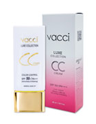 Kem phấn nền dưỡng trắng da đa chức năng CC Cream Vacci spf50/pa   thế hệ mới