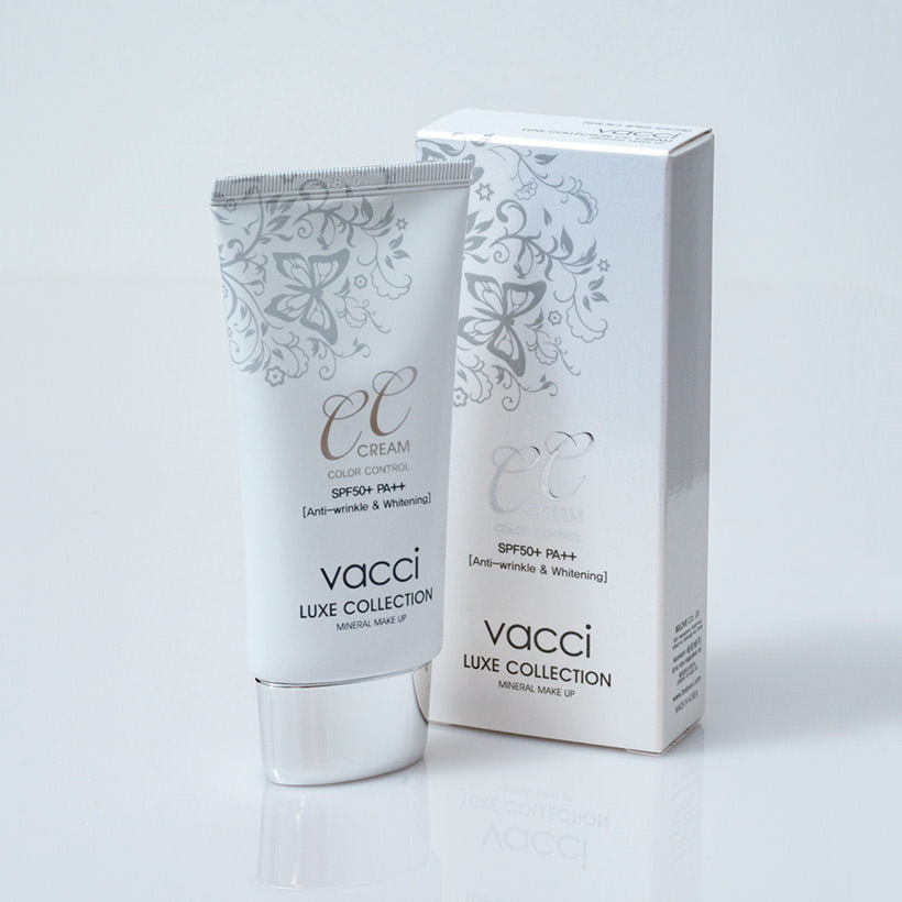 Kem phấn nền Vacci thế hệ mới CC Cream dạng tuýp Spf 50 Pa 